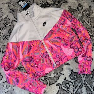 Nike neon paisley print jacket